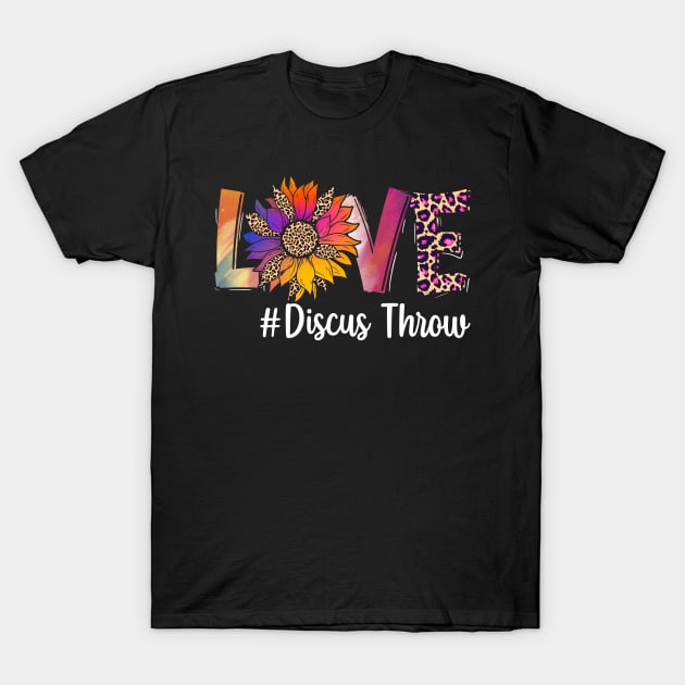 Love Discus Throw T-Shirt by White Martian